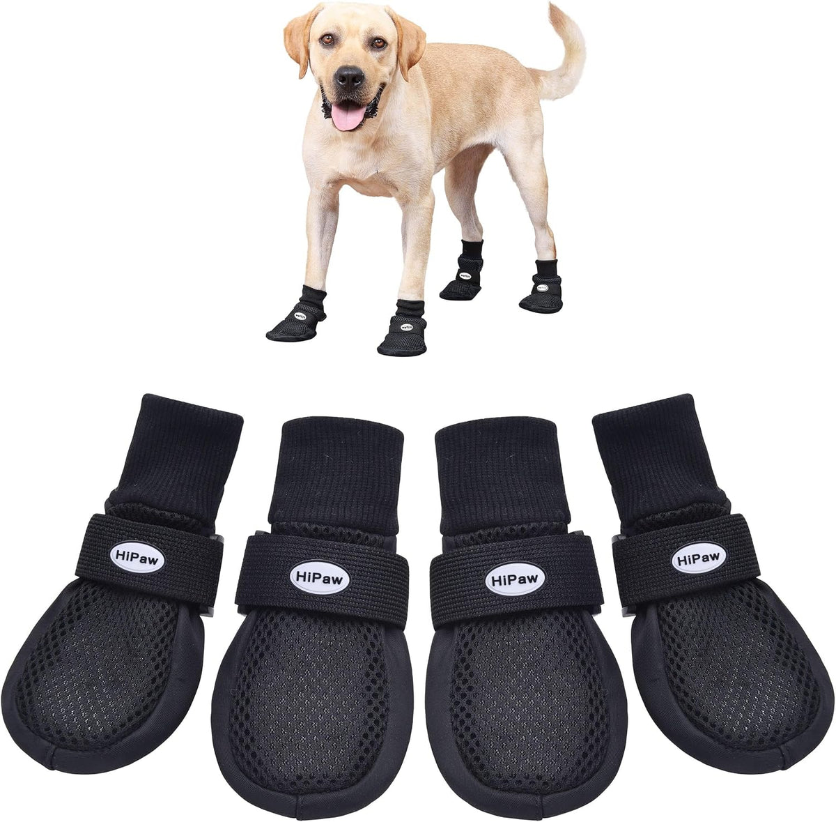 Adjustable strap detail of HiPaw breathable dog booties