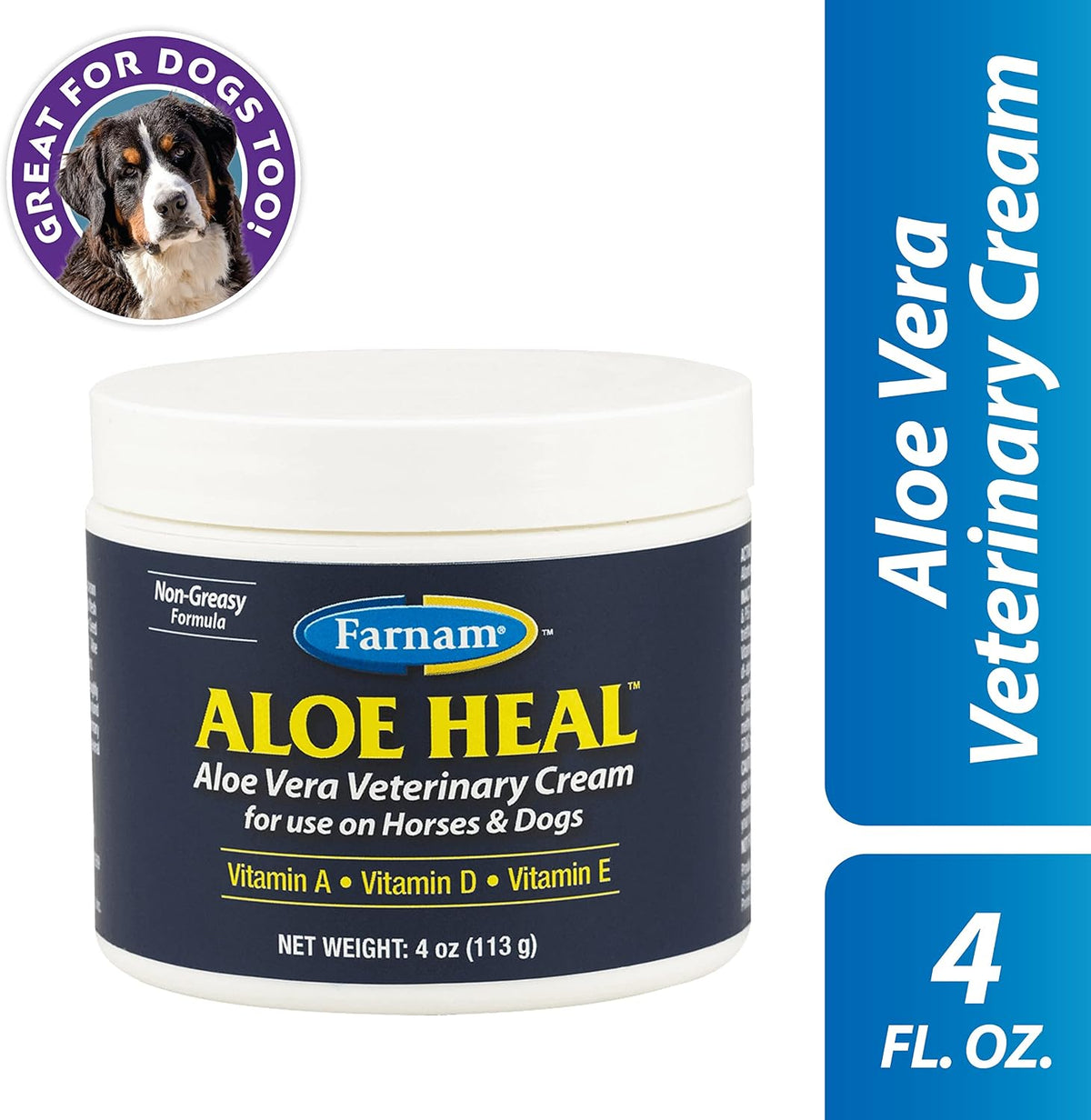 Farnam Aloe Heal cream jar label details