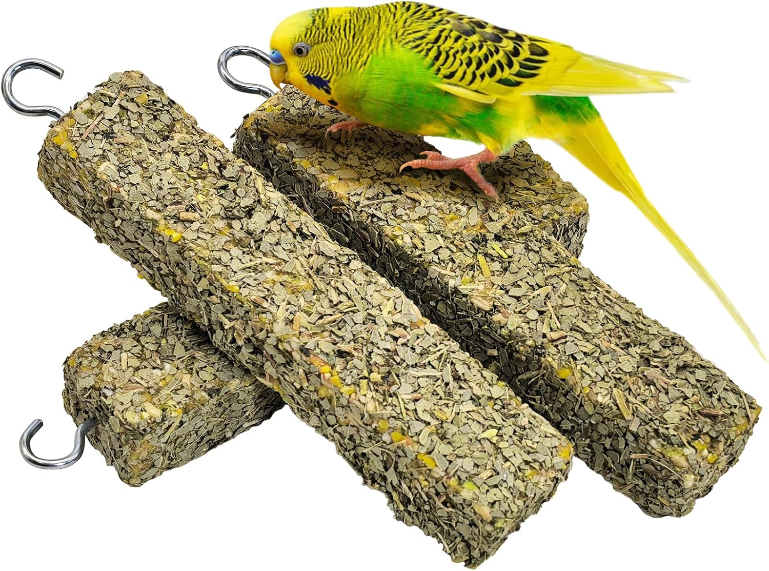 Fhiny Parakeet Treats, 2 PCS Natural Bird Crunch Sticks Grains & Vegetable Budgie Snacks Cockatiel Food Sticks Long-Lasting Chewing Toys for Parakeet Cockatiel Budgie Conure Parrot Lovebird Finch - Image 15