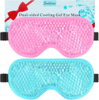 BeeVines gel eye mask front view cooling compress