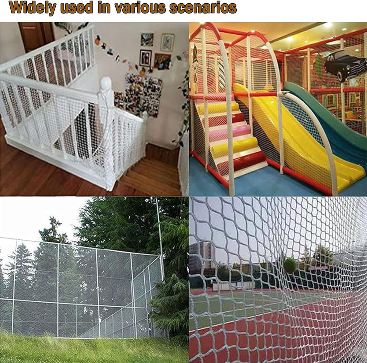 Outdoor garden jungle gym climbing net