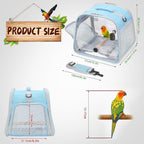 Suertree parrot travel cage side mesh ventilation panel