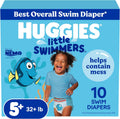 Huggies Little Swimmers Disposable Swim Diapers Front View Packaging