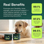 Wuffes advanced dog hip and joint support chews texture view