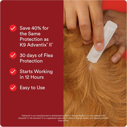 Advecta Ultra mosquito and tick repellent drops application close up