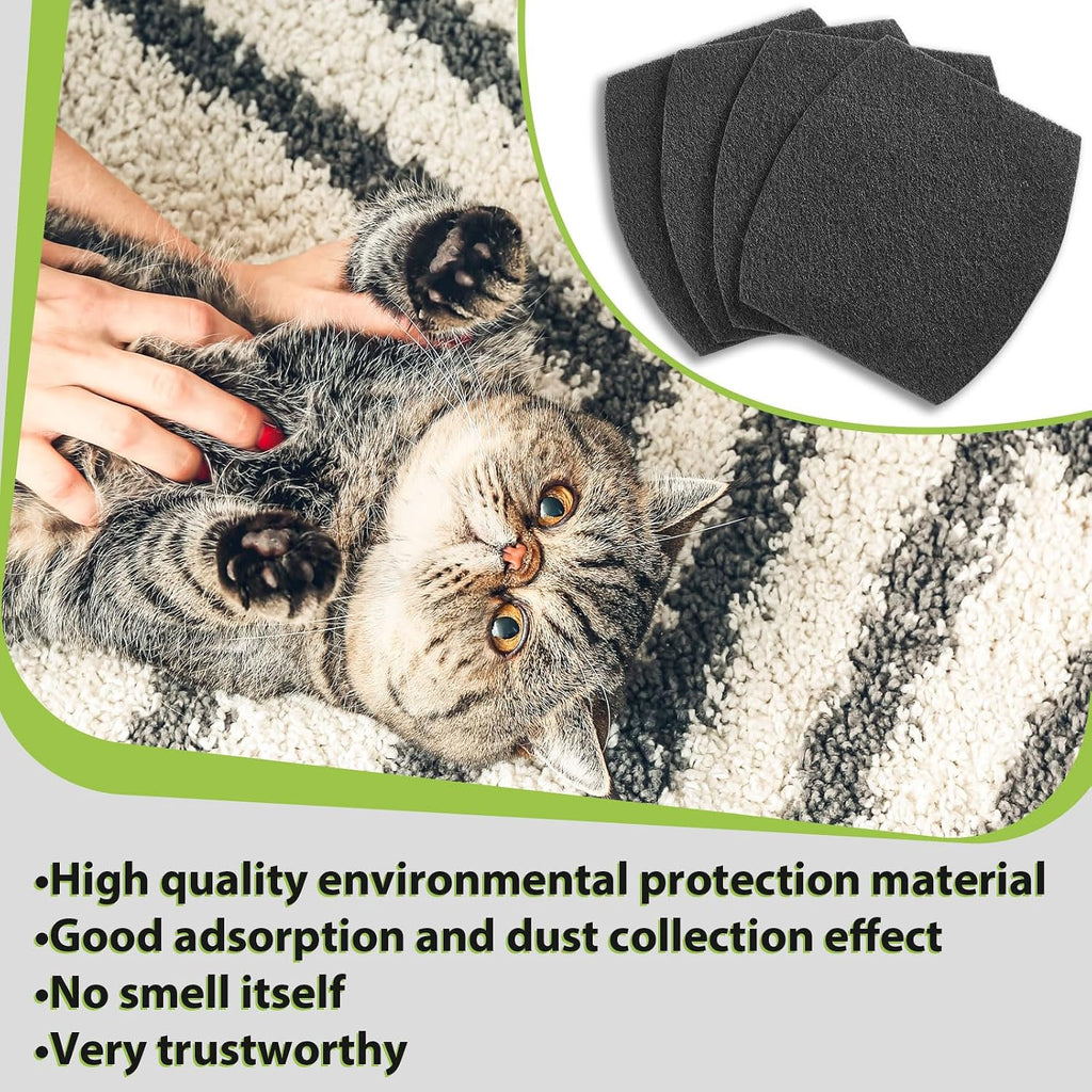 Multi functional activated carbon odor absorbing pad for home and pet care.