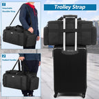HODRANT professional cable storage case showing the top cover with four clear zipper pockets for small accessories.