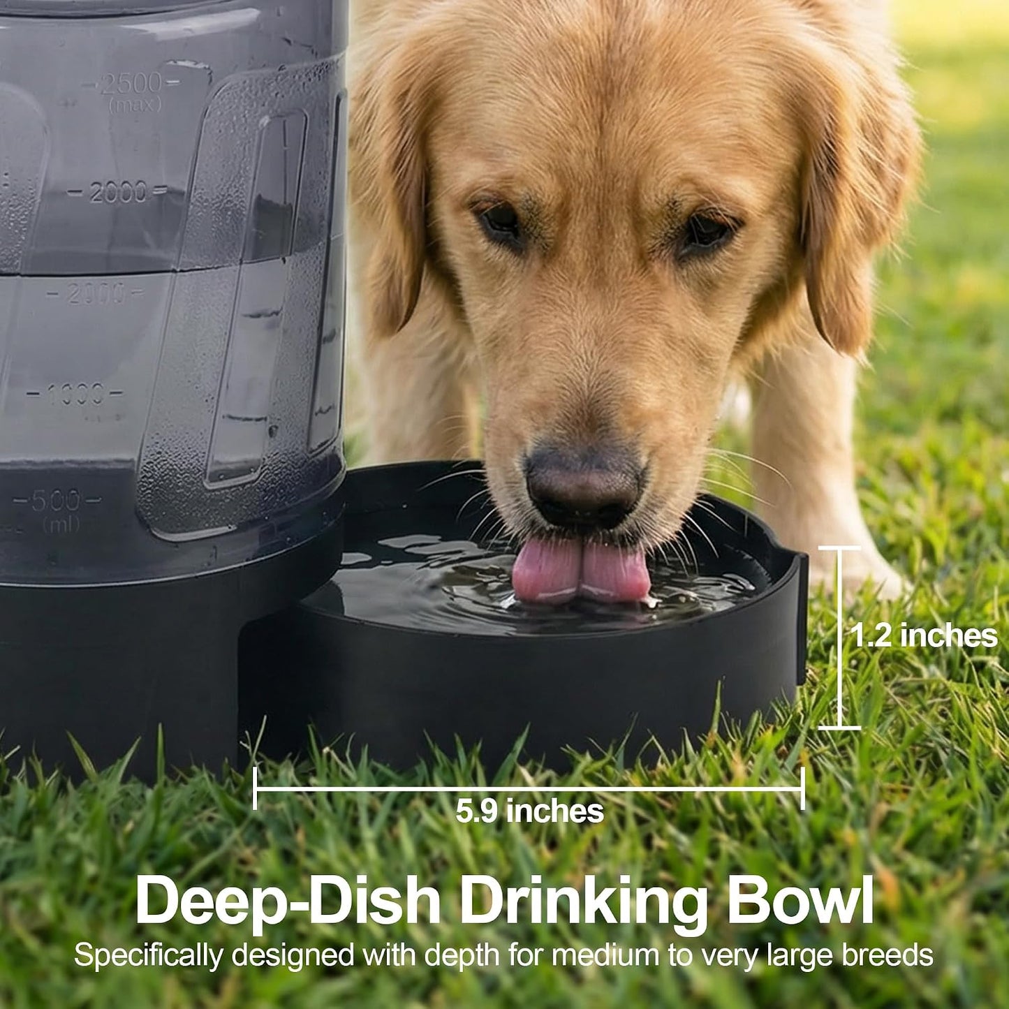 All For Paws leak proof pet water bottle for large dogs outdoor camping setup