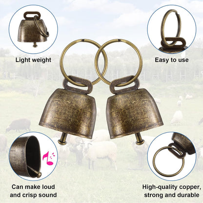 High density nylon herd tracking collars with stainless steel D rings for small farm animals