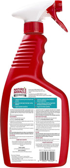 Nature's Miracle Advanced Platinum No More Marking spray bottle for indoor dog training