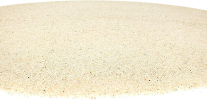 Beige colored natural sand for reptile terrariums