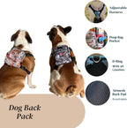 PawLook waterproof polyester dog gear pack close up details