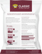 Dr. Elsey's 40 pound bag cat litter texture and granule closeup