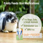 Four Paws pet syringe barrel showing clear volumetric measurement lines