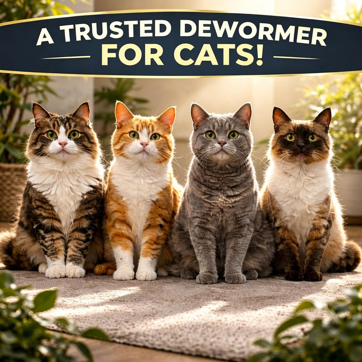 Chicken flavor worming tablet treatment pack size for multi cat homes