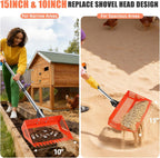 StarOcean coop cleaning tool showcasing the ten inch interchangeable narrow space precise cleaning shovel head.