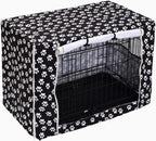 Pethiy pet cage privacy shield with rolled up front door showcasing side mesh window ventilation
