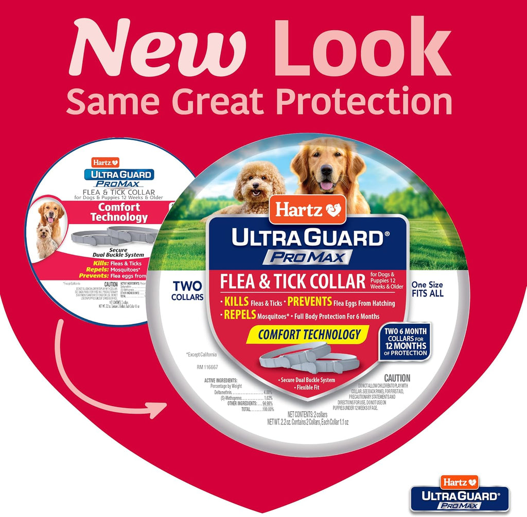 Hartz ProMax collar 2 pack packaging details