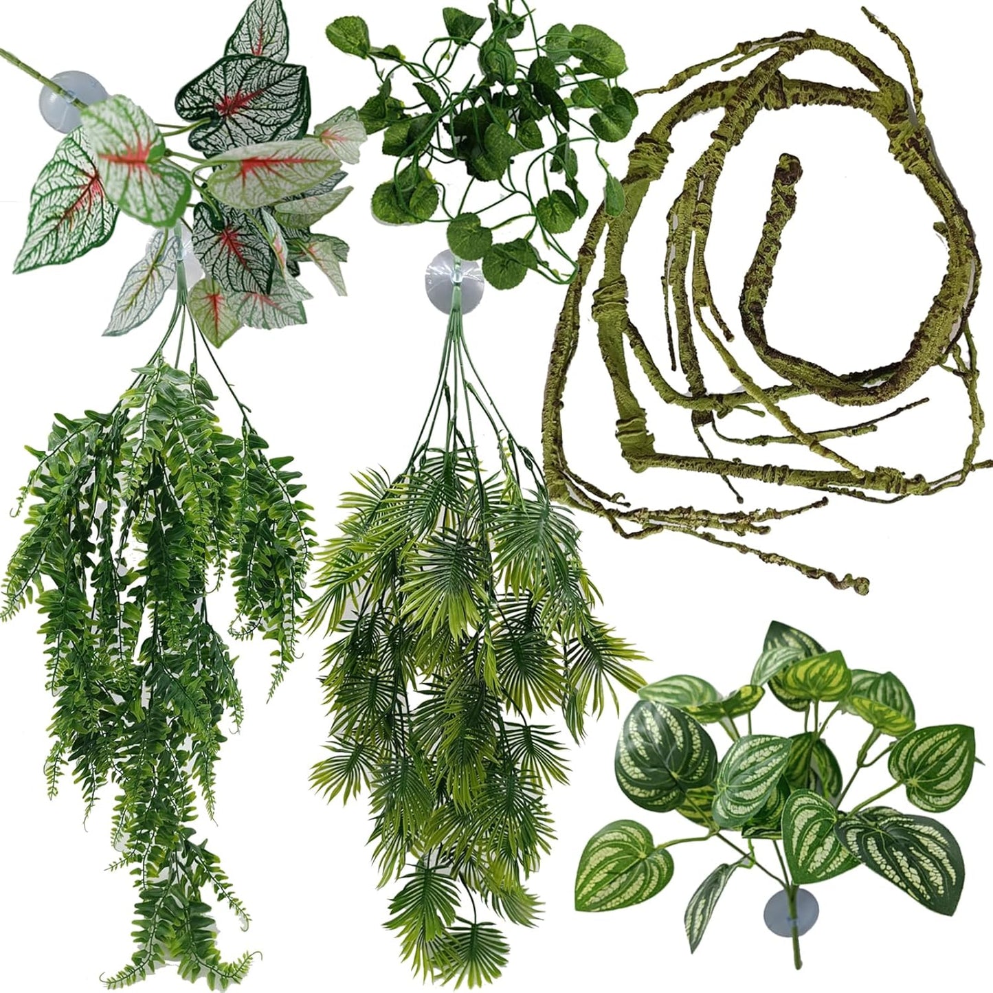 Flexible climbing vine for snake and lizard terrarium