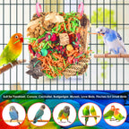 KATUMO Bird Toys, Grass Mat Shredding Hanging Toy for Budgie Parakeet - Image 7
