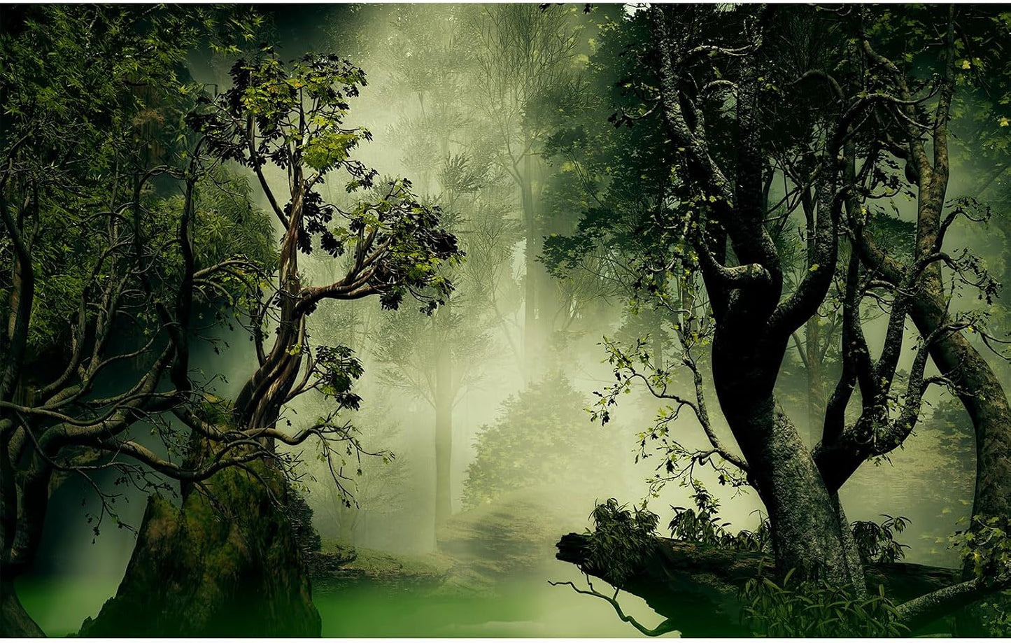 Rock Wall Reptile Habitat Background Greenery-Infused Room Vertical Moss Wall Terrarium Background Nature's Embrace Tropical Green Plants Fish Tank Background Moss Wall Aquarium Background 24x16in - Image 15