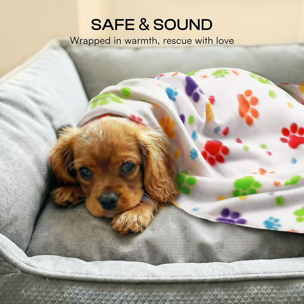 Wrinkle resistant pet throws protecting a car seat during travel