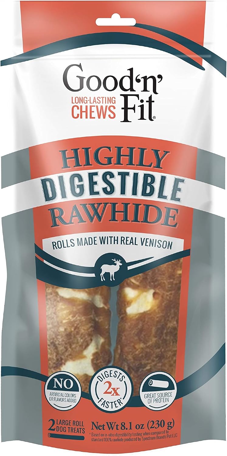 Good 'n' Fit Twist Sticks Made with Real Lamb, 15 Count, Treat Your Dog to Long-Lasting and Highly Digestible Rawhide Chews - Image 14