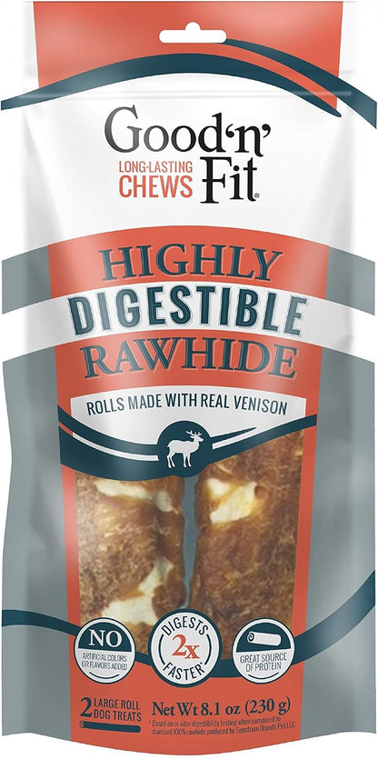 Good 'n' Fit Twist Sticks Made with Real Lamb, 15 Count, Treat Your Dog to Long-Lasting and Highly Digestible Rawhide Chews - Image 14