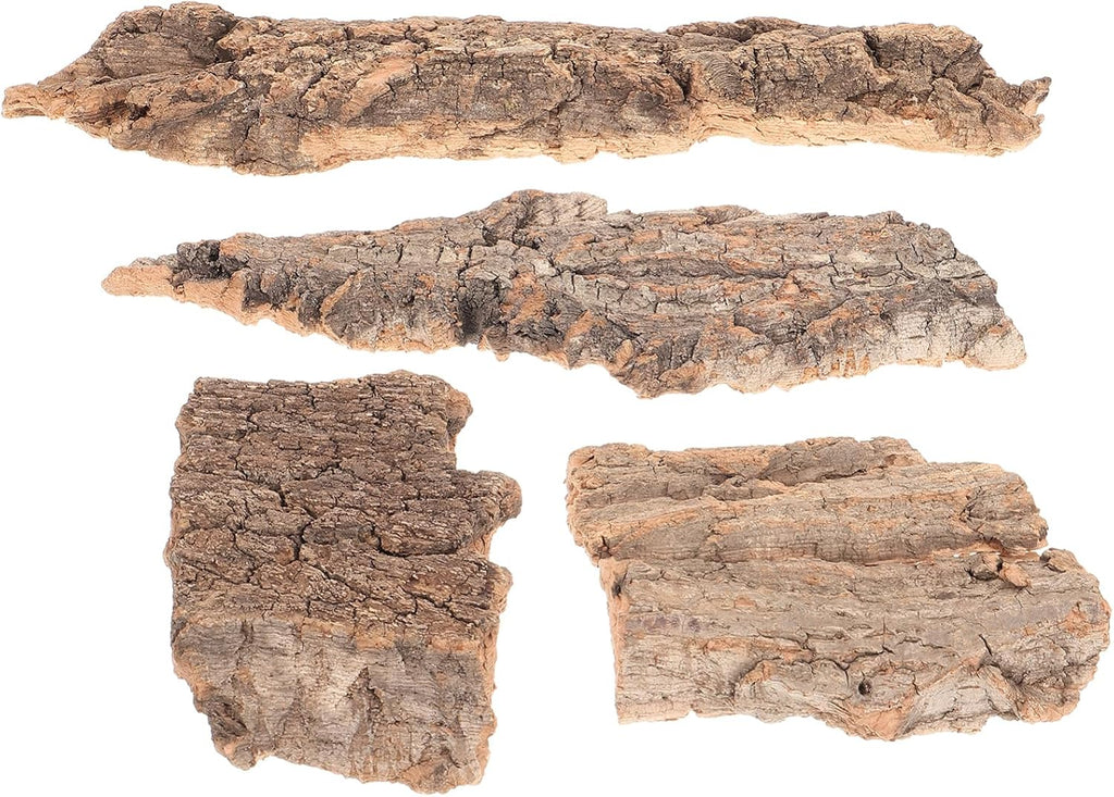Safe and non-toxic tree bark pieces perfect for bearded dragons and gecko basking spots.