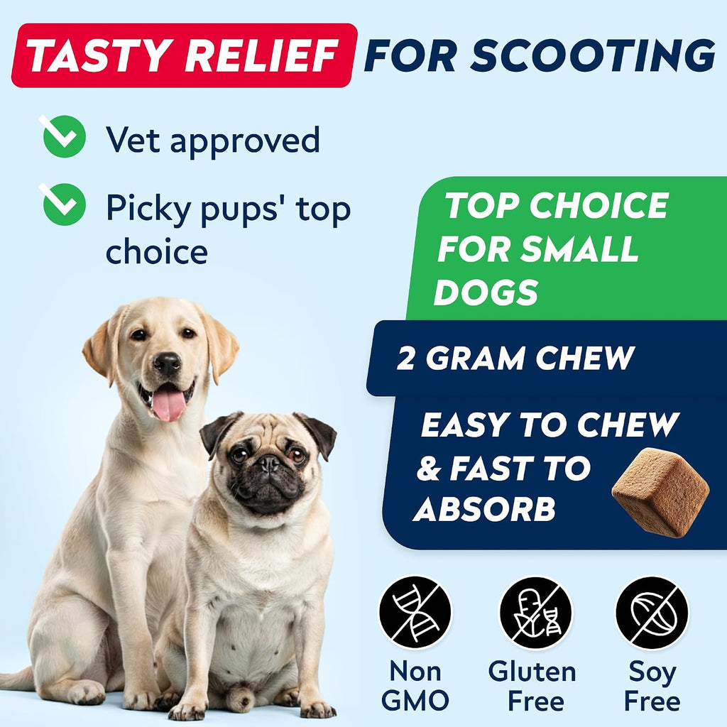 STRELLALAB premium pet fiber supplement for healthy anal sac expression in dogs