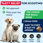 STRELLALAB premium pet fiber supplement for healthy anal sac expression in dogs