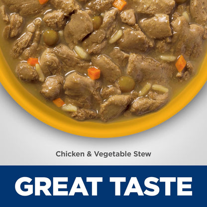 Healthy aging wet food for older dogs promoting brain function and vitality