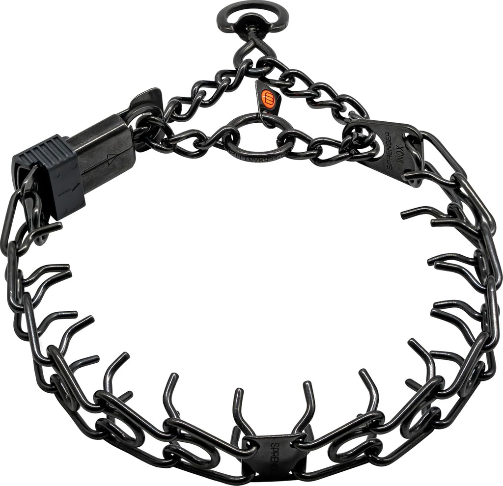 Herm Sprenger Prong Dog Training Collar - 16" Long with 2.25mm Gauge (for Dogs up to 40lbs) - Fits 13" Neck, Extendable to 19" Neck with Additional Prong Links - Chrome Plated Steel, Made in Germany - Image 11