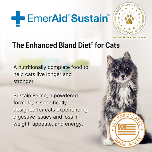 Close up of EmerAid Sustain Feline nutritional powder texture