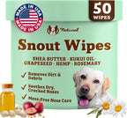 Natural Dog Company Wrinkle Wipes for Dogs, 100 Count, Hypoallergenic, Cleaning & Deodorizing, for Grooming Faces, Paws & Butts - Image 14