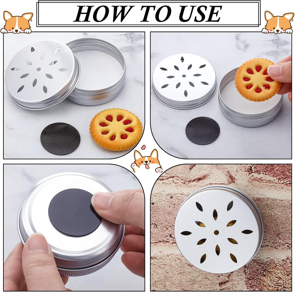 Oudain pet nose metal container placed under metal furniture for search games