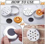 Oudain pet nose metal container placed under metal furniture for search games