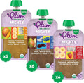 Plum Organics Mighty Builder Toddler Food Variety Pack front view