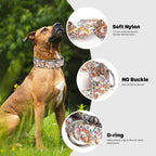Large dog wearing Maowuwujoz heavy duty training collar