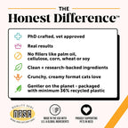 Side view of Pet Honesty 3.7 ounce cat supplement bag