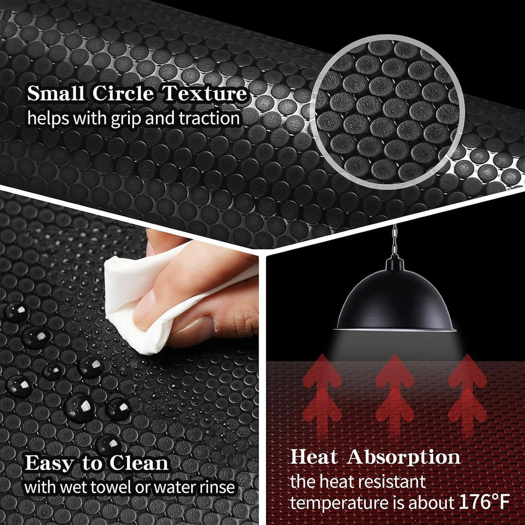 Demonstration of cutting zunzingy reptile mat with scissors for custom size