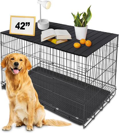 Petmystify authentic USA imported magnetic dog kennel furniture top side view