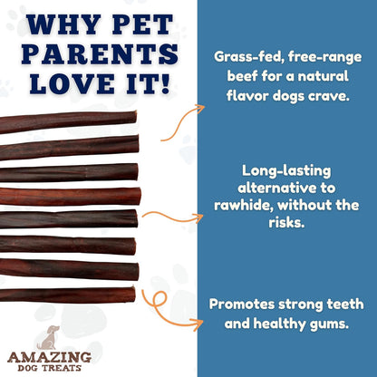 Grain free natural collagen dog chew sticks promoting canine joint health.