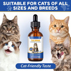 Veterinarian recommended liquid taurine drops for healthy cat eyesight