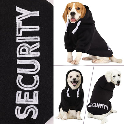 Imported USA pet winter jacket laid flat to illustrate the authentic build and sizing proportions.