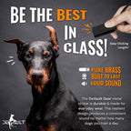Devault Gear hands free puppy obedience clicker close up view