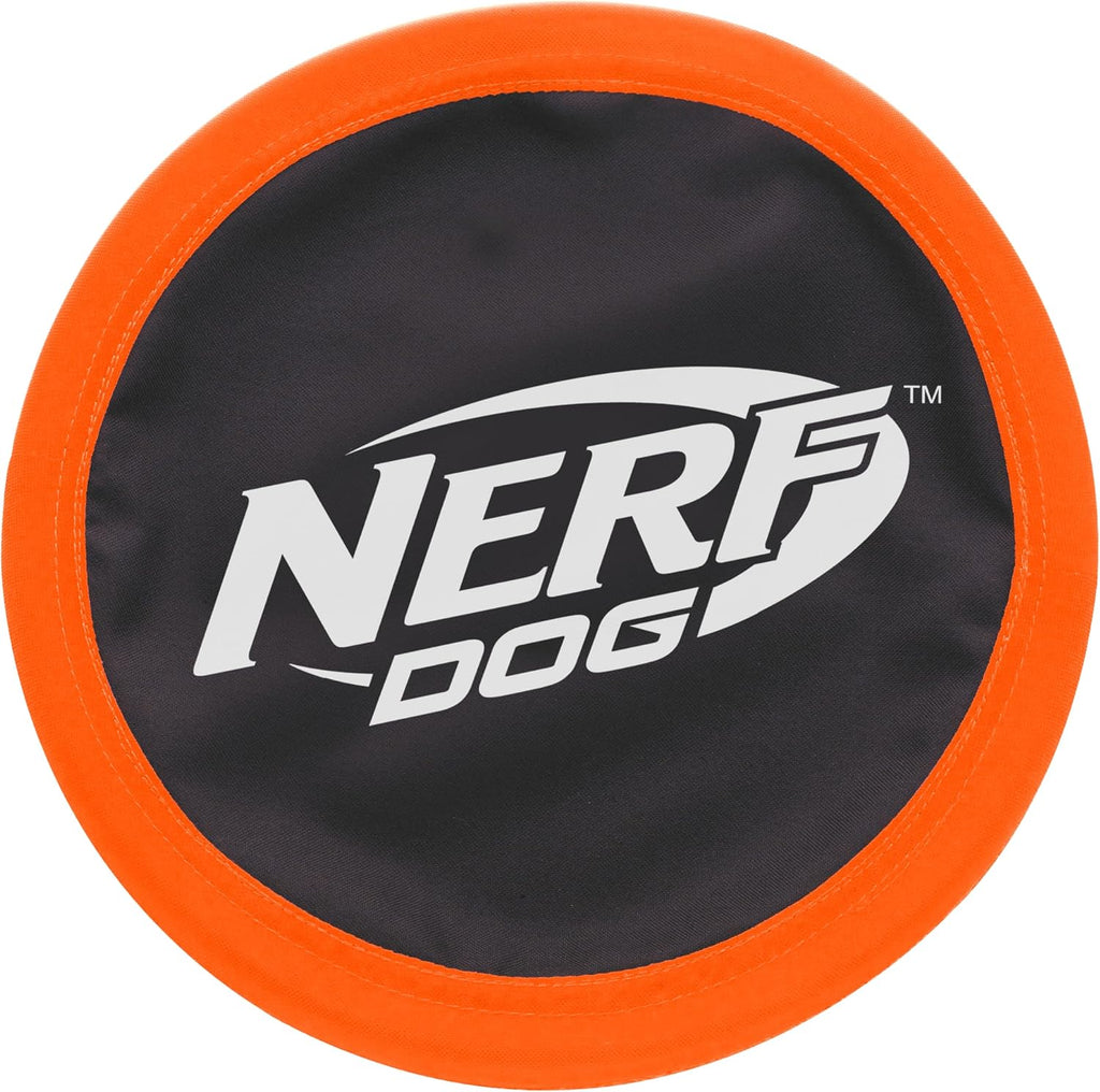 Nerf Dog Zone Flyer flying disc front view for medium and large dogs.