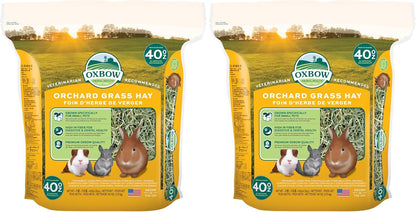 Oxbow Orchard Grass Hay for small pets front view packaging