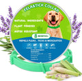 Monipgu natural flea and tick dog collar 2-pack front view