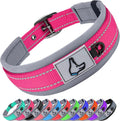Joytale large dog collar front view in hot pink